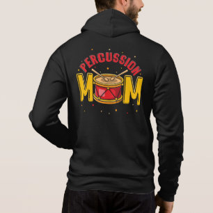 Schlagzeug Mama Marching Band Drum für Mütter Hoodie
