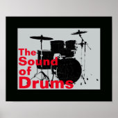 Schlagzeug Poster (Vorne)