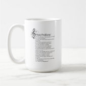 Schlagzeug-Problem-Liste Kaffeetasse (Links)