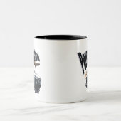 Schlagzeug/Snare Zweifarbige Tasse (Mittel)