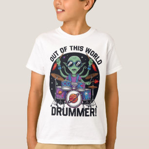 SCHLAGZEUG SPIELER AUSSERHALB DER WELT T-Shirt