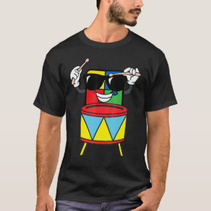 Schlagzeuger Autismus-Bewusstsein Schlagzeug Puzzl T-Shirt