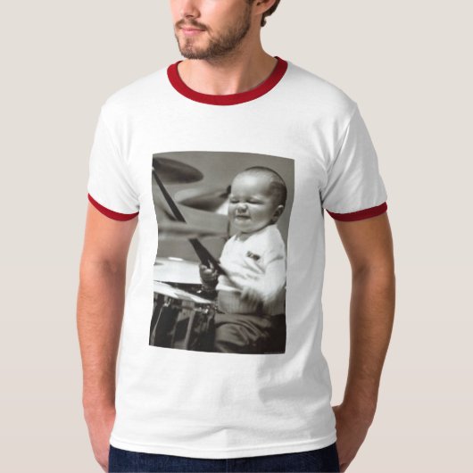 Schlagzeuger baby2 T-Shirt (Vorderseite)