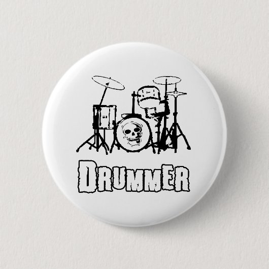 Schlagzeuger Button (Vorderseite)