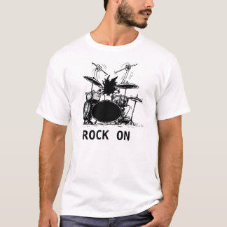 Schlagzeuger, FELSEN AN T-Shirt