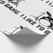 Schlagzeuger I mögen Weihnachten der Geschenkpapier (Ecke)