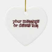 Schlagzeuger-Jungen-Drumsticks-kundengerechte Keramik Ornament (Hinten)