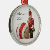 Schlagzeuger-Jungen-und Weihnachtsball Ornament Aus Metall (Rechts)