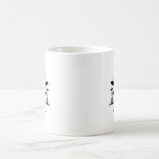 Schlagzeuger Kaffeetasse (Mittel)