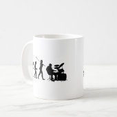 Schlagzeuger Kaffeetasse (Vorderseite Links)