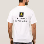 Schlagzeuger mit Mojo T-Shirt (Rückseite)