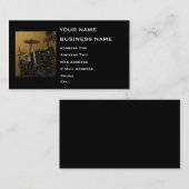 Schlagzeuger - Musikindustrie-Karte Visitenkarte (Vorne/Hinten)