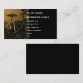 Schlagzeuger - Musikindustrie-Karte Visitenkarte (Vorne/Hinten)