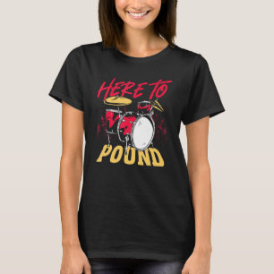 Schlagzeuger Perkussionist hier T-Shirt