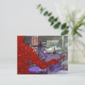 Schlagzeuger Postkarte (Stehend Vorderseite)