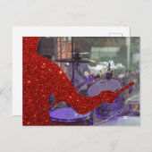 Schlagzeuger Postkarte (Vorne/Hinten)