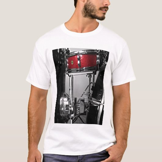 Schlagzeuger-Shirt T-Shirt (Vorderseite)