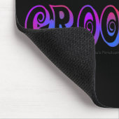 Schlagzeuger sind Groovey psychedelisches Mousepad (Ecke)