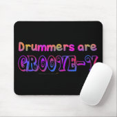 Schlagzeuger sind Groovey psychedelisches Mousepad (Mit Mouse)
