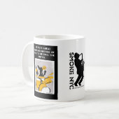 Schlagzeuger-Tasse Kaffeetasse (Vorderseite Links)