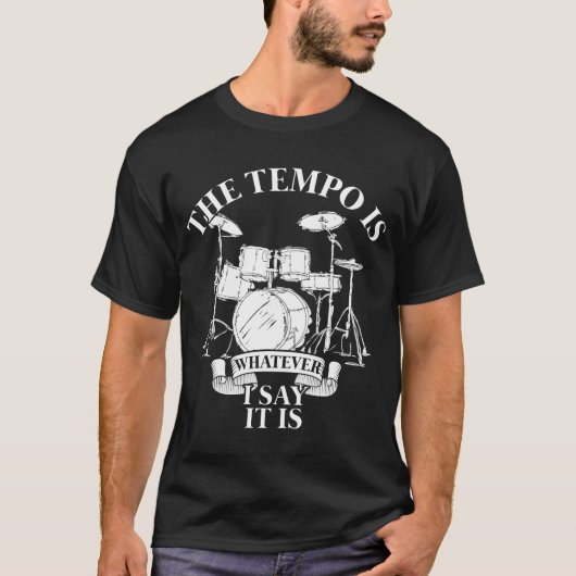 Schlagzeuger Tempo T-Shirt (Vorderseite)