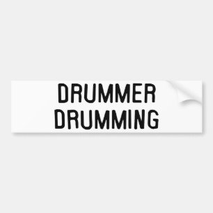 Schlagzeuger-Trommeln Autoaufkleber