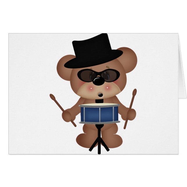 Schlagzeugerbär (Vorderseite (Horizontal))