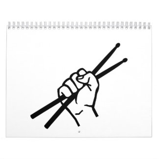Schlagzeugerhandtrommelstöcke Kalender
