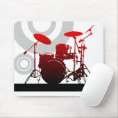 Schlagzeugerringe Mousepad (Mit Mouse)