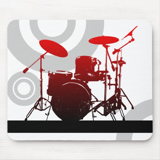 Schlagzeugerringe Mousepad (Vorne)