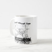 Schlagzeugerschlag Kaffeetasse (Vorderseite Links)