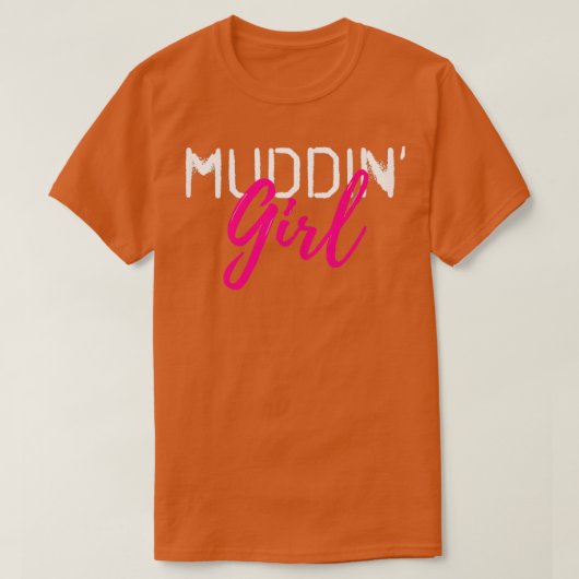 Schlamm-Bogging-Mudding-Frau T-Shirt (Design vorne)