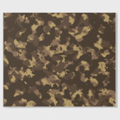 Schlamm-Camouflage Geschenkpapier (Flach)