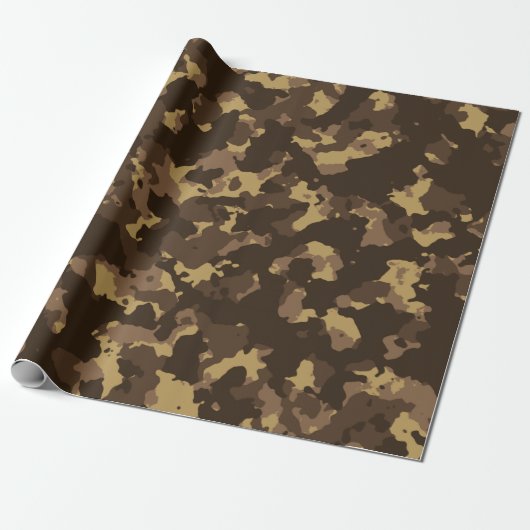 Schlamm-Camouflage Geschenkpapier (Ungerollt)