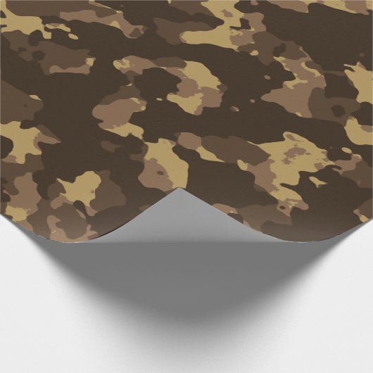 Schlamm-Camouflage Geschenkpapier (Ecke)