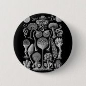 Schlamm-Formen in Schwarzweiss Button (Vorderseite)