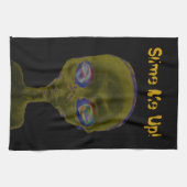 Schlamm ich herauf alien-Tuch Handtuch (Horizontal)