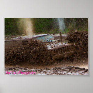 Schlamm-Jeep Poster