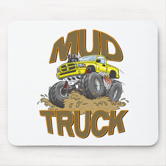 Schlamm-LKW-Dodge Mousepad (Vorne)