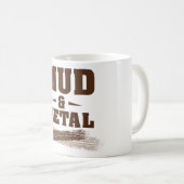 Schlamm & Metall Kaffeetasse (VorderseiteRechts)