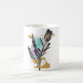 Schlamm mit Protea-Blume, Goldstruktur Kaffeetasse (Mittel)