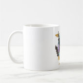 Schlamm mit Protea-Blume, Goldstruktur Kaffeetasse (Links)