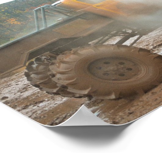 Schlammbohrer Poster (Ecke)