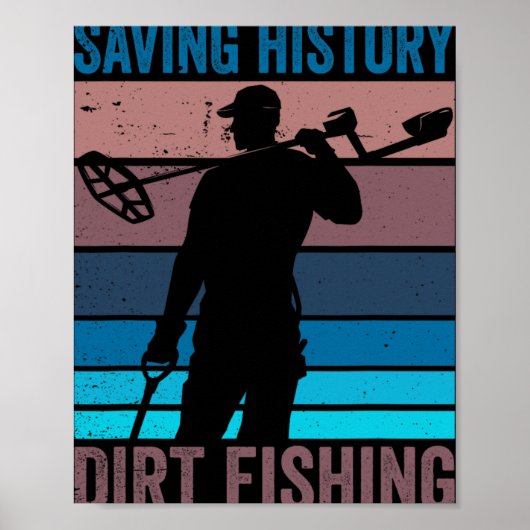 Schlammfischen Historie retten Hob  Poster (Vorne)