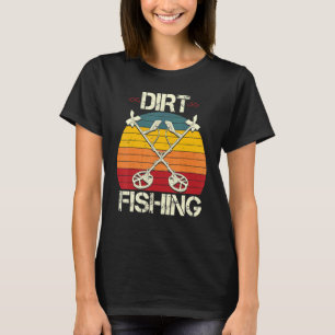 Schlammfischen Lustige Strand Schatzsuche Metallde T-Shirt