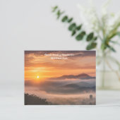 Schlammgebirge aus Knoxville, Tennessee Postkarte (Stehend Vorderseite)