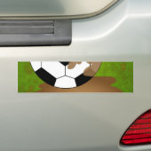 Schlammiger Fußball Autoaufkleber (Auf Auto)