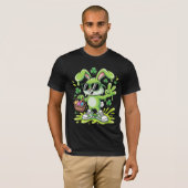Schlammiger Osterhase T-Shirt (Vorne ganz)