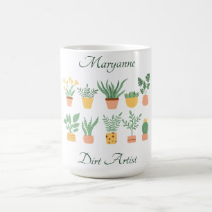Schlammkünstler-Tasse, Gärtner und Pflanzenliebhab Kaffeetasse