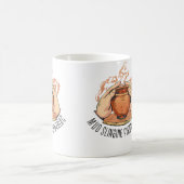 Schlammschleudernder Pyromane - Keramik Töpferei Kaffeetasse (Mittel)